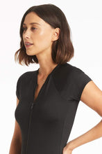 Load image into Gallery viewer, Eco Essentials Short Sleeve Boyleg One Piece