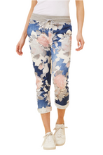 Load image into Gallery viewer, Janja Floral Jogger Pants, Italian pants