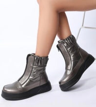 Load image into Gallery viewer, Zip-Up Boots - Pewter