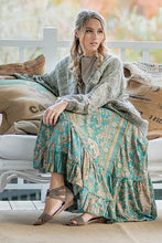 Load image into Gallery viewer, Elsa gypsy skirt with elastic waistband and tassel tie – front view