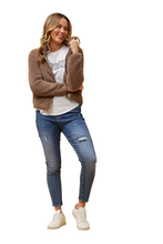 Load image into Gallery viewer, Faux Fur Jacket-Mocha -Caroline Morgan.png
