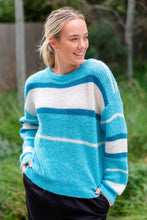 Load image into Gallery viewer, Striped Jumper - Sky