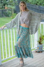 Load image into Gallery viewer, Flowing silk blend Elsa skirt with frill hemline by Cienna Designs
