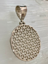 Load image into Gallery viewer, Sterling Silver Pendant - Flower Of Life