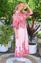 Load image into Gallery viewer, Bohemian-Inspired Maxi Dress - Pink
