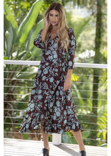 Load image into Gallery viewer, Wrap Dress - Brandy