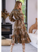 Load image into Gallery viewer, Frill Wrap Dress - Donella