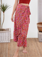 Load image into Gallery viewer, Summer outfit idea – Yarrow frill wrap skirt styled with blouse