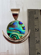 Load image into Gallery viewer, Artisan-made Paua Shell and Sterling Silver necklace – The Merchant of Venus Jewellery.