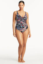 Load image into Gallery viewer, Cross Front One Piece - Bohemia