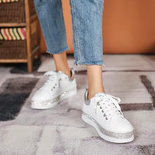 Load image into Gallery viewer, Lav-ish Crystal Sneakers White