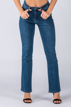 Load image into Gallery viewer, Flared Denim Jeans - Dark Denim