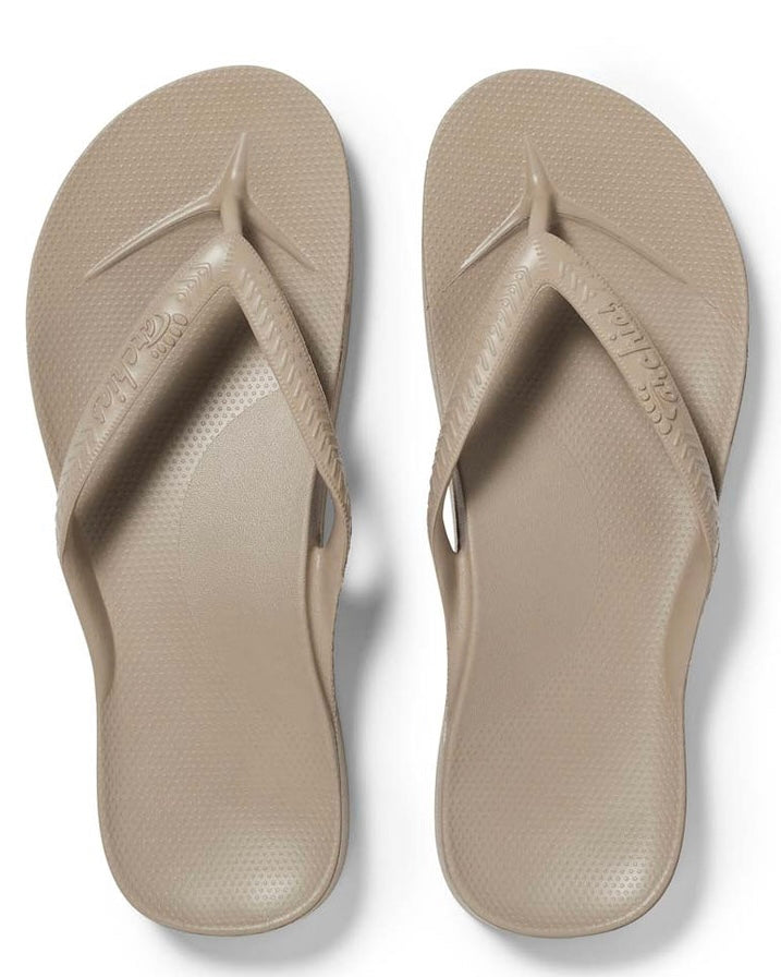 Archies Support Thongs - Taupe