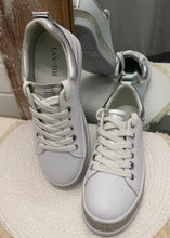 Load image into Gallery viewer, Lav-ish Lux Diamonte Sole Sneakers - White