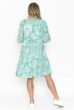 Load image into Gallery viewer, Maya Button V Neck Layer Dress - Floral Print