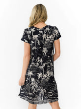 Load image into Gallery viewer, Nicola Cap Sleeve Dress - Beach Navy