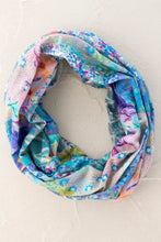 Load image into Gallery viewer, Boho Bandeau - Blue Watercolour Patchwork