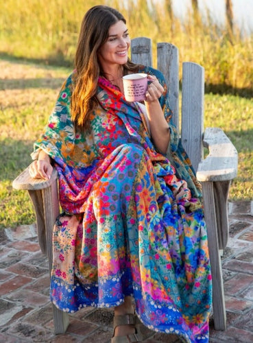 Cozy Blanket - Bright Patchwork