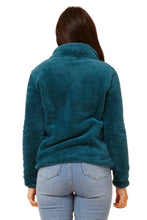 Load image into Gallery viewer, Faux Fur Jacket - Deep Teal