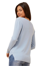 Load image into Gallery viewer, Embellished Knit Jumper - Pale Blue