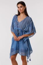 Load image into Gallery viewer, Embroided Kaftan - Blue