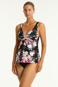 Belle Cross Front Swing Tankini