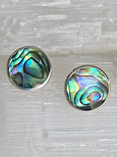 Load image into Gallery viewer, Stud Earrings - 10mm Paua Shell