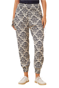 Abstract Print Harem Pants