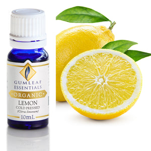 Organic Lemon Cold Pressed Essential Oil