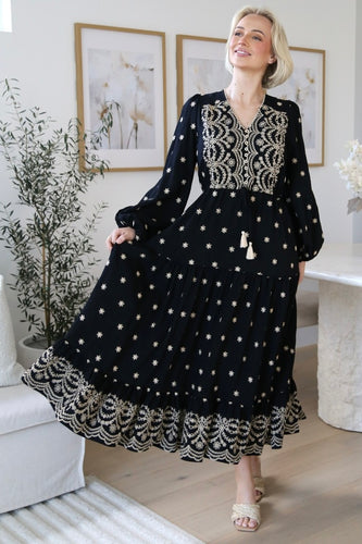 Ivy Maxi Dress - Black
