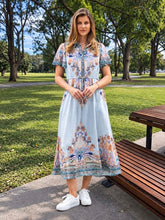 Load image into Gallery viewer, Reis Midi Dress - Blue