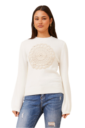 Crochet Knit Jumper