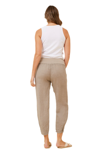 Finn Linen Pants - Taupe