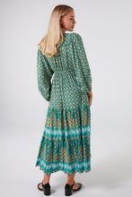 Load image into Gallery viewer, Greta Green Midi Dress