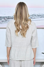 Load image into Gallery viewer, Front String Linen Top - Sand