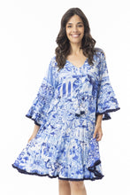 Load image into Gallery viewer, Layers Frill Sleeve Dress - Okayama