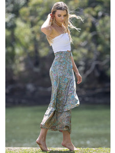 Sage Wrap Skirt