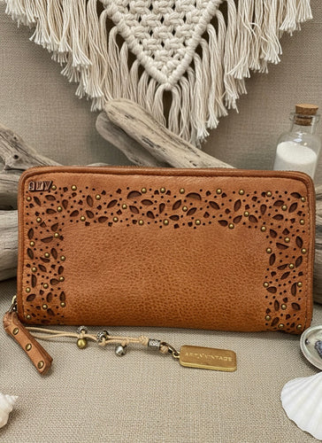 Piazza Zip Wallet - Honey