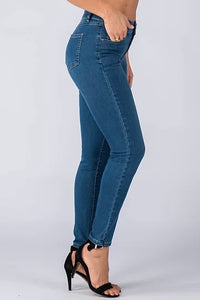 Skinny Stretch Jeans - Dark Denim