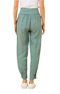 Finn Linen Pants - Ocean