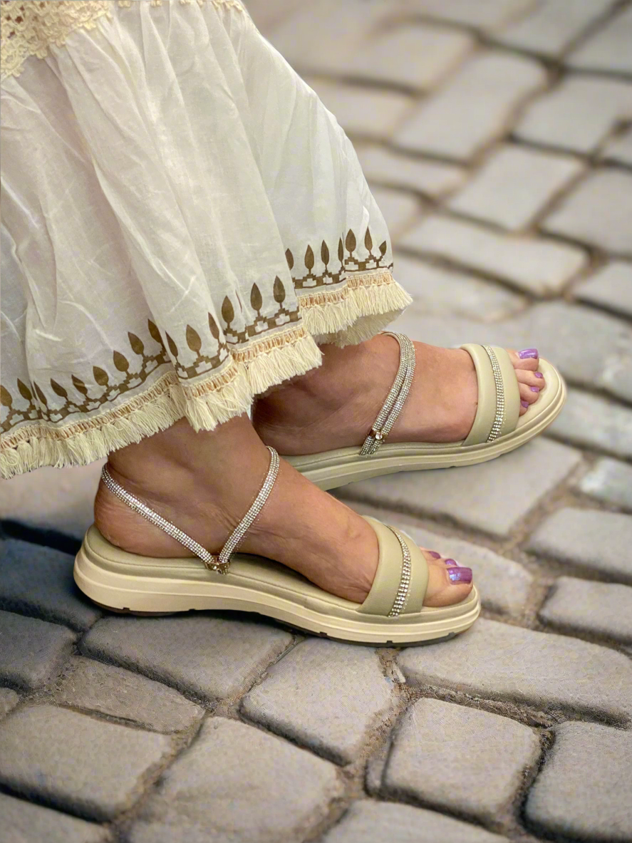 Ella Sandals - Beige