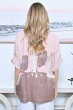 Load image into Gallery viewer, Floral Linen Shirt - Pink