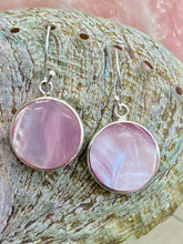 Load image into Gallery viewer, Two Sided 15mm Drop Earrings - Paua/Pink Mother of Pearl