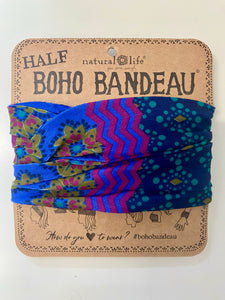 Boho Bandeau Half - Blue Accents