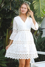 Load image into Gallery viewer, Cotton Broderie Anglaise Dress