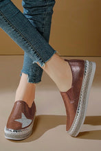 Load image into Gallery viewer, Satin Sneaker With Bling Star - Bronze