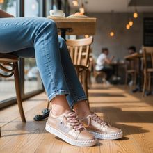 Load image into Gallery viewer, Embellished Heart Sneakers - Pearl Pink