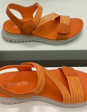 Load image into Gallery viewer, Flat Elastic Strap Sandals - Orange