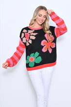 Load image into Gallery viewer, Floral Jumper - Black