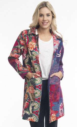 Digital Mid Length Coat